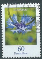 ALLEMAGNE ALEMANIA GERMANY DEUTSCHLAND BUND 2019 BLUMEN FLOWERS: CORNFLOWER USED MI 3468 YT 3246 SN 3103 SG Y3324a - Oblitérés