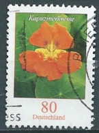 ALLEMAGNE ALEMANIA GERMANY DEUTSCHLAND BUND 2019 BLUMEN FLOWERS: NASTURTIUM USED MI 3469 YT 3247 SN 3104 SG Y3330a - Gebraucht