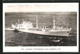 AK Handelsschiff M.S. Alamak In Voller Fahrt  - Koopvaardij