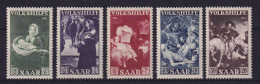 Saarland 1951 Volkshilfe  Mi.-Nr. 309-313 Postfrisch ** - Nuovi