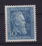 Bundesrepublik 1951 Wilhelm Conrad Röntgen Mi-Nr. 147 Postfrisch** - Neufs