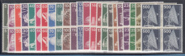 Berlin 1975-82 Dauerserie Industrie & Technik 4er-Block-Satz 23 Werte Kpl. ** - Unused Stamps