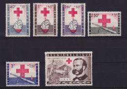 Belgien 1959 Rotes Kreuz  Mi-Nr. 1149-1154 Postfrisch ** - Otros & Sin Clasificación