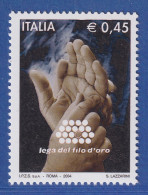 Italien 2004 Lega Del Fila D'Oro, Hände Beim Lormen  Mi.-Nr. 2994 **  - Non Classés