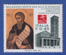 Italien 2004 1000. Todestag Des Hl. Nilus Von Rossano Mi.-Nr. 2991 **  - Non Classés