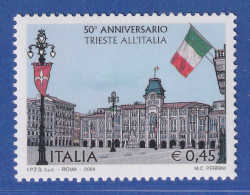 Italien 2004  50. Jahrestag Der Rückgabe Von Triest An Italien Mi.-Nr. 2997 **  - Non Classés