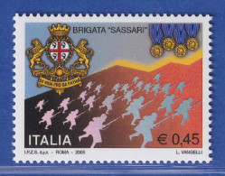 Italien 2005 Staatliche Institutionen(XVII): Brigade Sassari Mi.-Nr. 3017 **  - Non Classés