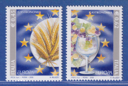 Italien 2005 Europa: Gastronomie  Mi.-Nr. 3031-32 **  - Non Classés