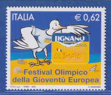 Italien 2005 8. Europäisches Olympisches Jugendfestival (EYOF)  Mi.-Nr. 3045 **  - Non Classés