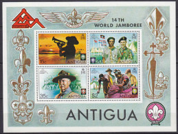 Antigua Pfadfinder SCOUTS Block S/Sheet  ** MNH   (5282 - Sonstige & Ohne Zuordnung