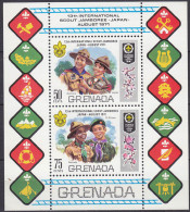 GRENADA Pfadfinder SCOUTS  Block 1971 **   (5283 - Autres & Non Classés