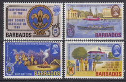 Barbados  Pfadfinder SCOUTS Satz SET 1969  **   (5295 - Autres & Non Classés