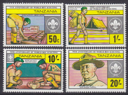 Tansania - Tanzania Pfadfinder SCOUTS Satz SET 1982 **  (5330 - Sonstige & Ohne Zuordnung