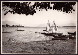 AK Gstadt Am Chiemsee Blick Auf Die Fraueninsel Echt Foto   (6978 - Andere & Zonder Classificatie