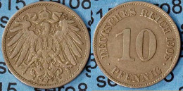 10 Pfennig Kaiserreich EMPIRE 1905 E Jäger 13   (7096 - 10 Pfennig