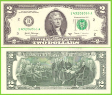UNITED STATES OF AMERICA 2 DOLLAR 2017A B  P-545  UNC - Billets De La Federal Reserve (1928-...)
