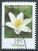 ALLEMAGNE ALEMANIA GERMANY DEUTSCHLAND BUND 2019 BLUMEN FLOWERS: WOOD ANEMONE USED MI 3472 YT 3250 SN 3107 SG Y3337a - Gebraucht