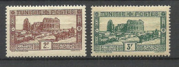 TUNISIA Tunisie 1931 Michel 186 - 187 MNH Römisches Amphitheater Architecture - Nuevos