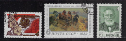 RUSSIA 1982 SCOTT #5056,5057,5082  USED - Usados