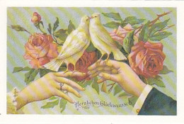 AK 210504 COUPLE / PAAR - Modern Reproduction Card - Parejas