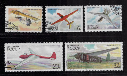 RUSSIA 1982 SCOTT #5071-5075  USED - Used Stamps