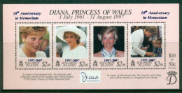 SOLOMON ISLANDS 2007 Mi BL 98** 10th Anniversary Of The Death Of Princess Diana [B698] - Familias Reales