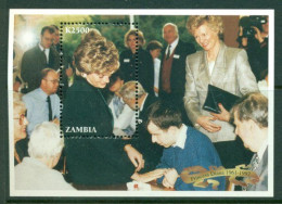 ZAMBIA 1998 Mi BL 33** The Death Of Princess Diana [B699] - Familias Reales