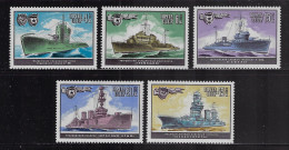 RUSSIA 1982 SCOTT #5085-5089  MNH - Unused Stamps