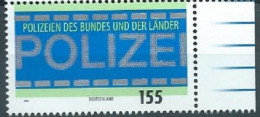 ALLEMAGNE ALEMANIA GERMANY DEUTSCHLAND BUND 2019 TRIBUTE TO FEDERAL AND STATE POLICE 155 MI 3480 YT 3261 SN 3120 SG 4266 - Unused Stamps