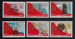 RUSSIA 1982  SCOTT #5091-5096 MNH - Nuevos