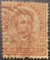Italy 10C Used Stamp King Umberto Classic - Oblitérés