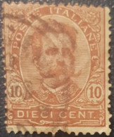 Italy 10C Used Stamp King Umberto Classic - Usati