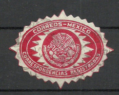 MEXICO Old Registration Stamp Correspondencias Registradas O - Mexiko