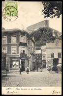 Rare CPA Belgique Liège HUY - Place Mounie Et La Citadelle - Hoei