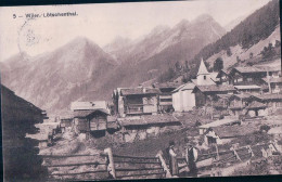 Wiler, Lötschenthal, Chalets Et Raccards (3.9.1916) - Wiler