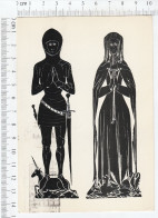 A Rubbing Of The Memorial Brass Commemorating Thomas And Matilda Chaucer, 1436, Ewelme Parish Church, Oxfordshire - Altri & Non Classificati