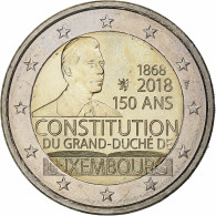 Luxembourg, 2 Euro, 150 Ans De La Constitution, 2018, Utrecht, SPL - Lussemburgo