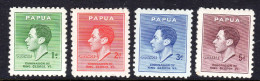 NEW GUINEA - 1937 CORONATION SET (4V) FINE MOUNTED MINT MM * SG 208-211 - Papoea-Nieuw-Guinea