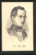 AK Portrait Von Jos. Kaj. Tyl, Schriftsteller  - Schriftsteller