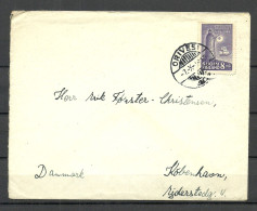 FINLAND FINNLAND Suomi 1946 O ORIVESI Michel 328 Light House Luchtturm As Single On Cover To Denmark - Faros