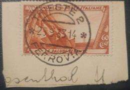 Italy 60C Used Postmark Stamp Trieste Cancel 1933 - Gebraucht