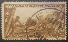 Italy 5C Used Stamp 1932 March On Rome - Gebraucht