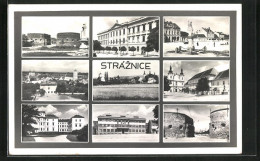 AK Stráznice, Kostel, Ponik, Namesti  - Tschechische Republik