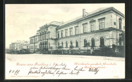 AK Freiberg I. S., Realgymnasium Mädchenbürgerschule, Turnhalle  - Freiberg (Sachsen)