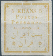 PERSIA PERSE IRAN,Reference To 1902 5Krans Yellow,without Hadstamp,Mint - Iran