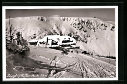 AK Hampelbaude, Berghütte Im Riesengebirge Im Winter  - Schlesien