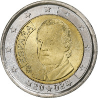 Espagne, Juan Carlos I, 2 Euro, 2002, Madrid, SPL, Bimétallique, KM:1047 - Spanien