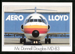 AK Aero Lloyd, Flugzeug Mc Donnell Douglas MD-83 Vor Dem Start  - 1946-....: Ere Moderne