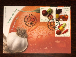 ROMANIA FDC COVER 2012 YEAR HEALTHY LIFE HEALTH MEDICINE STAMPS - FDC