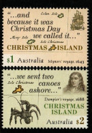 Christmas Island ASC 780-81 2017 Early Voyages,Mint Never Hinged - Christmas Island